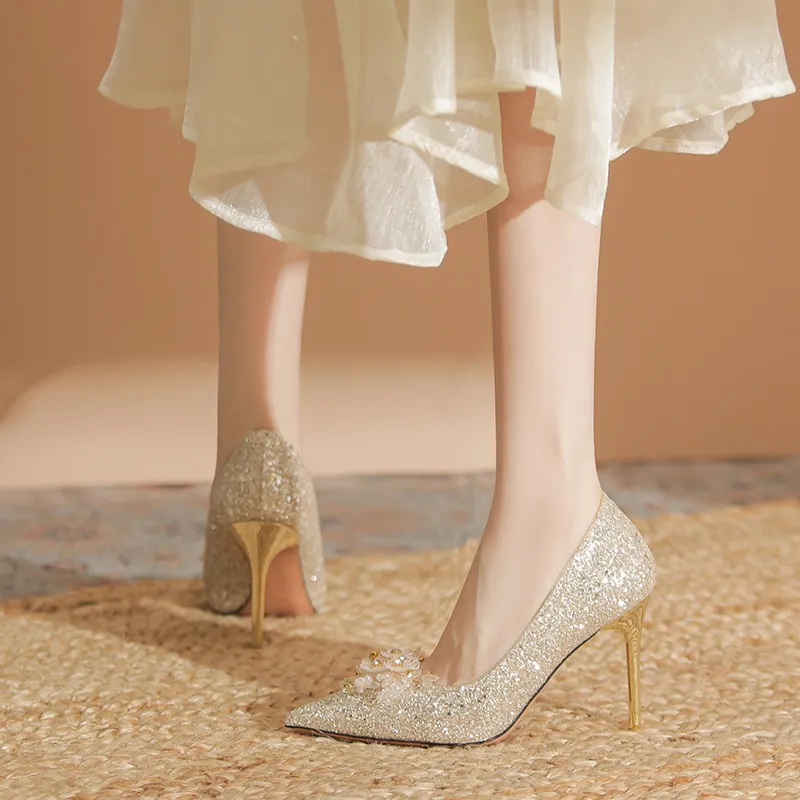 HKCP Slim Heel High Heels Women's-9