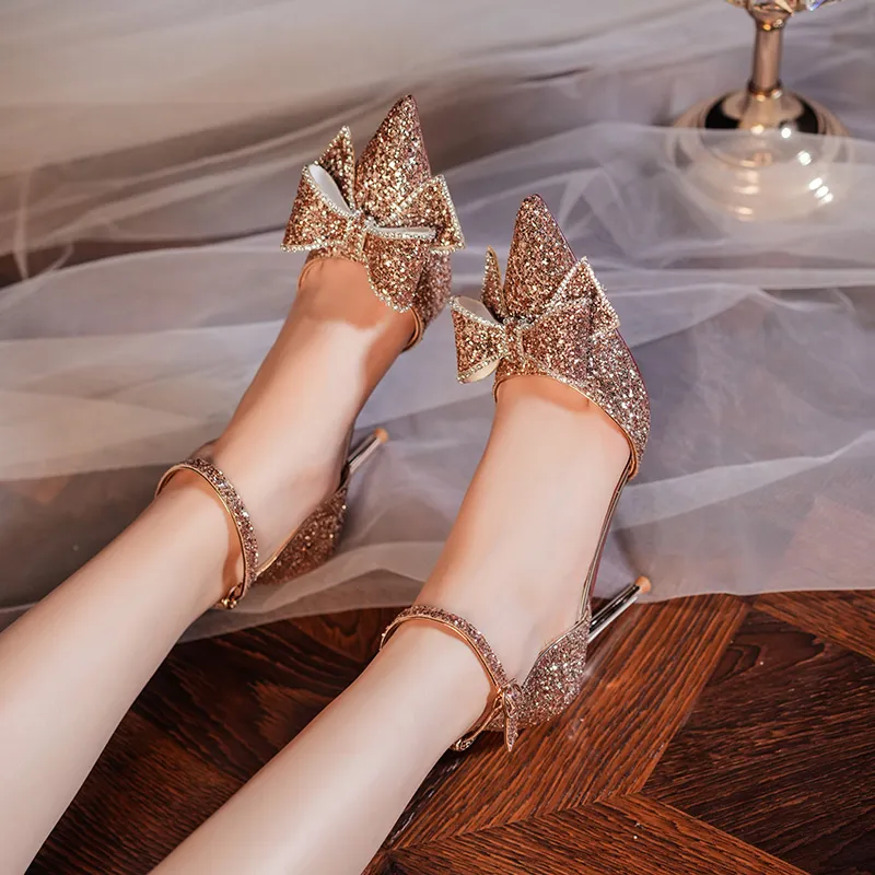HKCP Slim Heel High Heels 8.5cm Women's-4