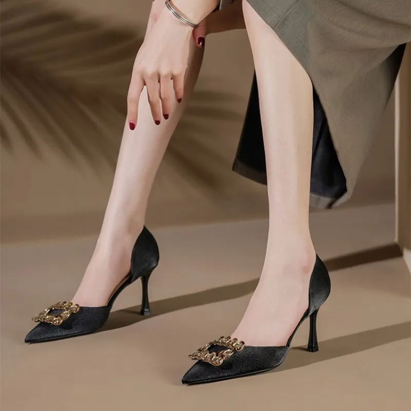 HKCP Slim Heel High Heels 8.5cm Women's-4
