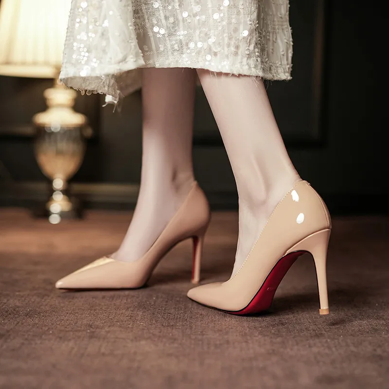 HKCP Slim Heel High Heels 9.5cm Women's-9