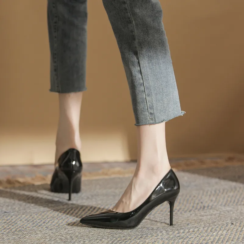 HKCP Slim Heel High Heels 8.5cm Women's-3