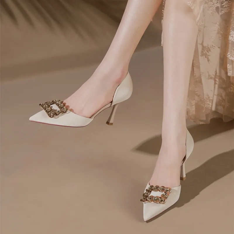 HKCP Slim Heel High Heels 8.5cm Women's-7