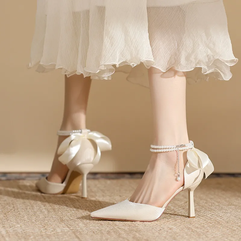 HKCP Slim Heel High Heels 8cm Women's-6