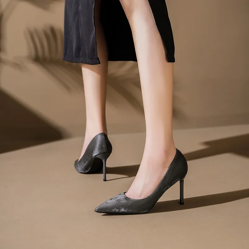 HKCP Slim Heel High Heels 8.5cm Women's-9