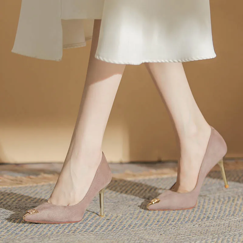 HKCP Slim Heel High Heels 8.5cm Women's-12