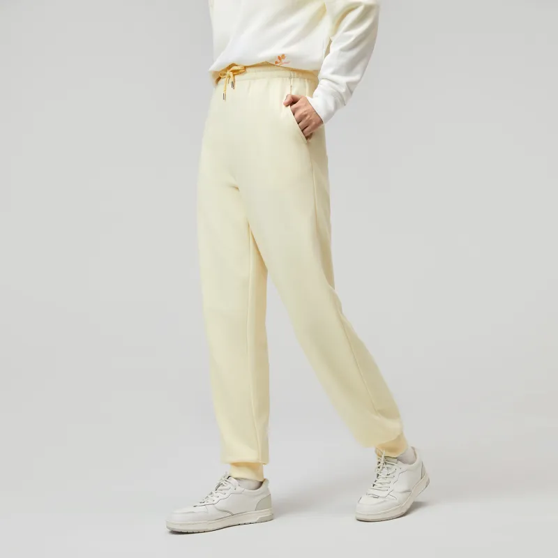 OVV Casual Pants Women's Light Yellow Solid Color A1-3