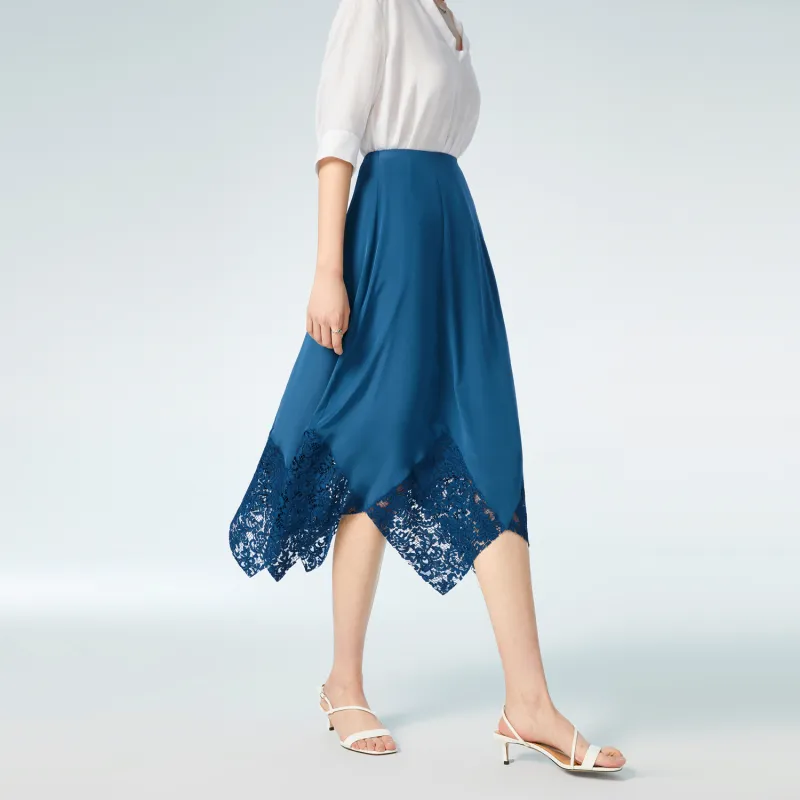 OVV Casual Long Skirts Women's Lake Blue-2
