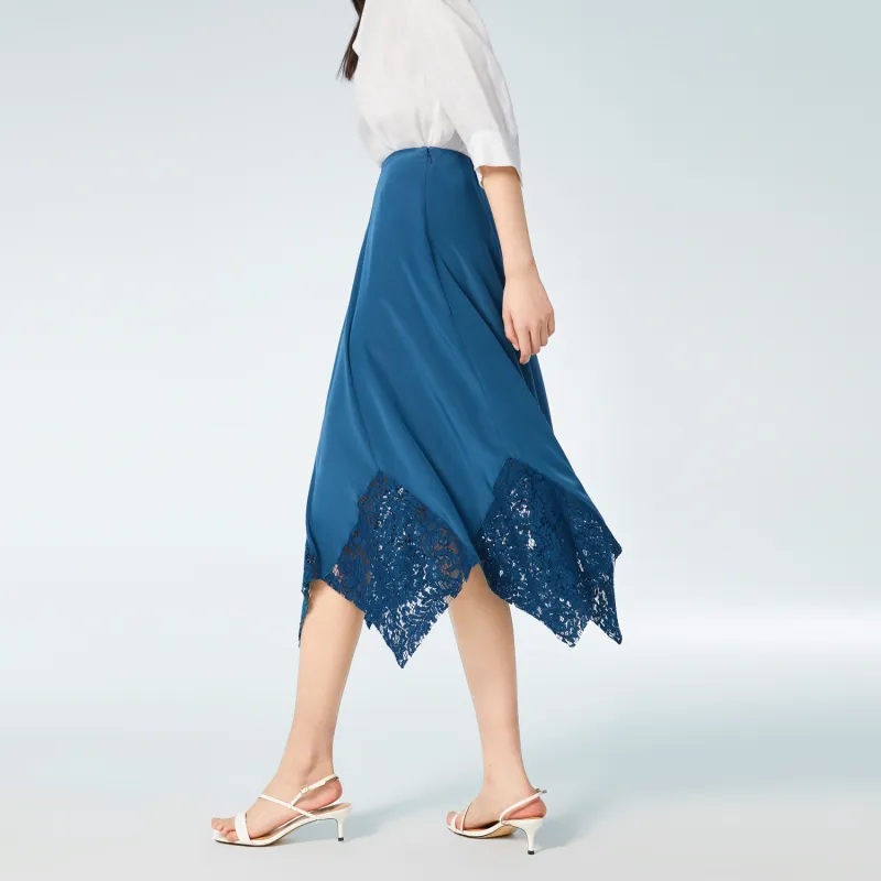 OVV Casual Long Skirts Women's Lake Blue-1