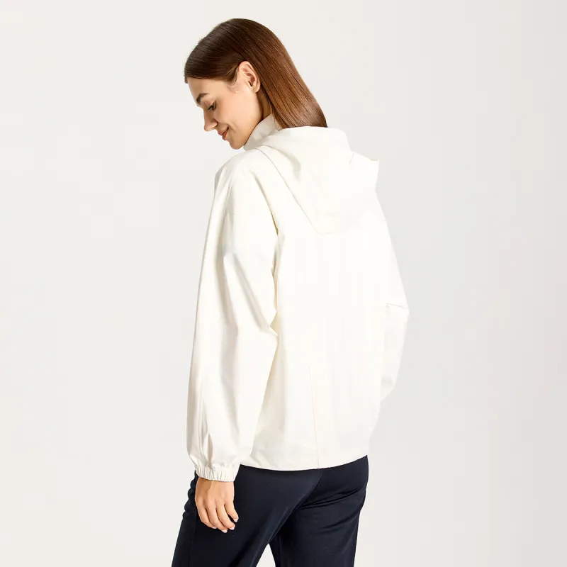 Elle Active Trench Coat Women's White-7