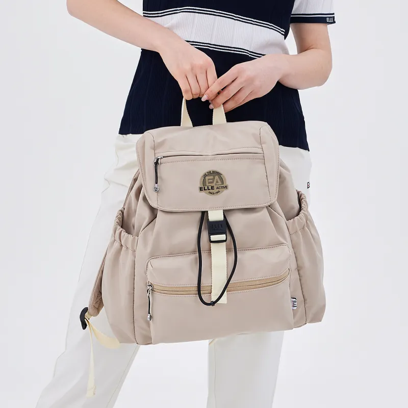 Elle Active Fabric Backpacks Regular Unisex Navy Blue/Khaki-12