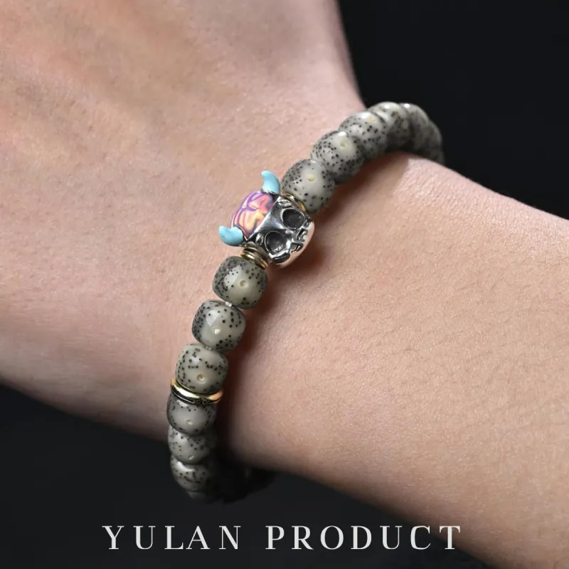 Yulan Wenwan Star Moon Bodhi Seeds Bracelets Unisex-2