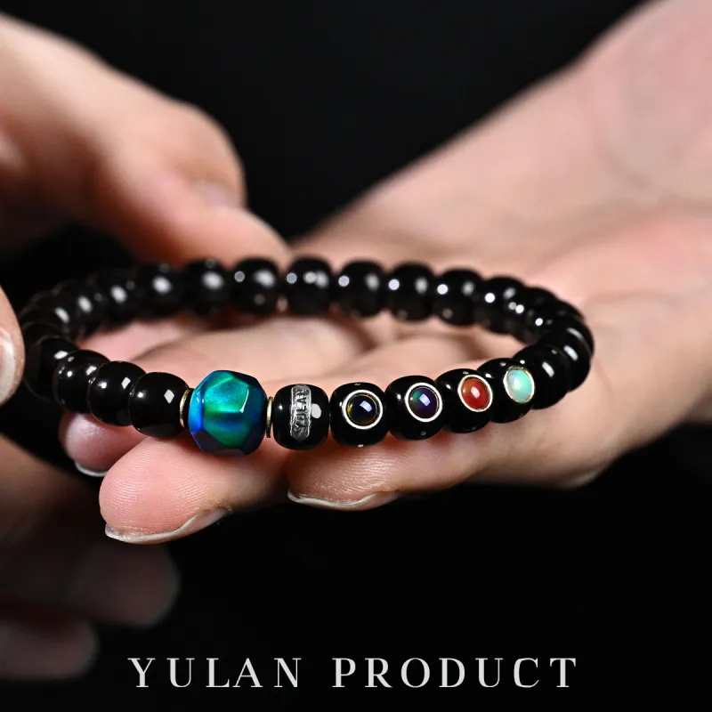 Yulan Wenwan Coconut Shell Beads Bracelets Unisex-1