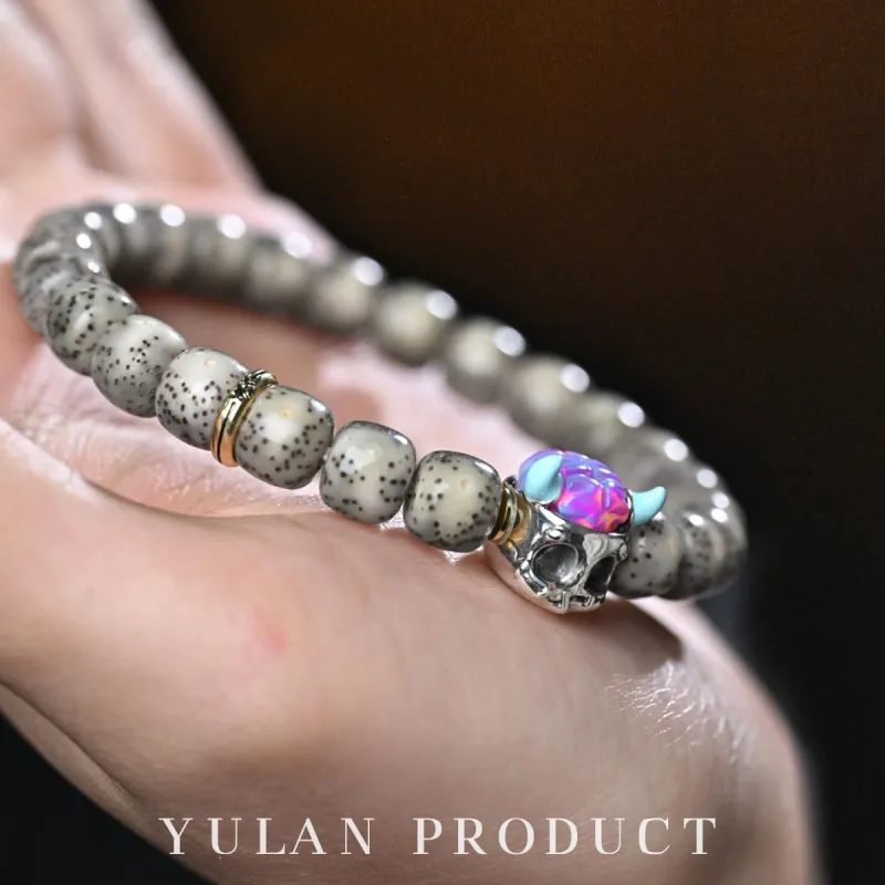 Yulan Wenwan Star Moon Bodhi Seeds Bracelets Unisex-1