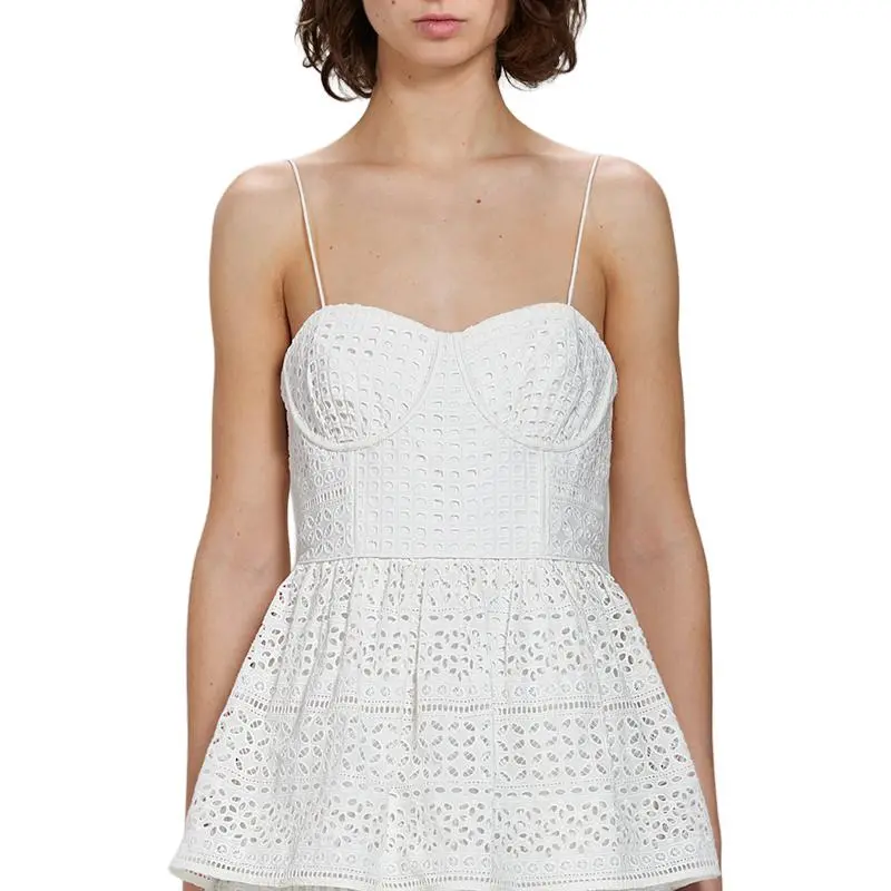 Self portrait FW22 Slip Dress Women's White-3