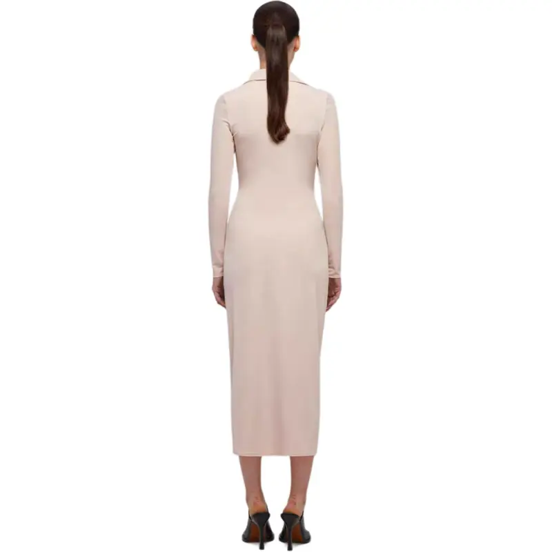 Self portrait Long Sleeved Dresses Women's Light Coffee-0
