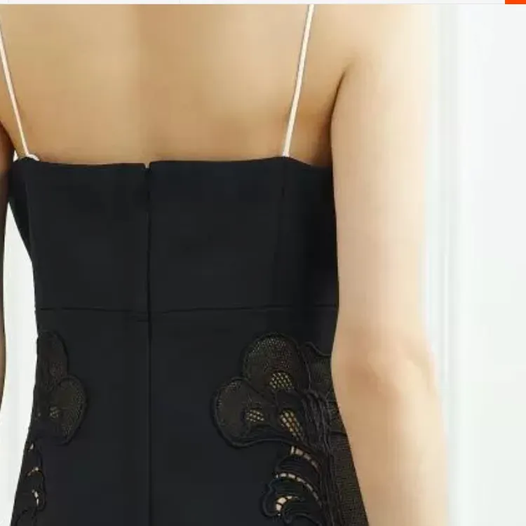 Self portrait Slip Dresses Women's Black-5