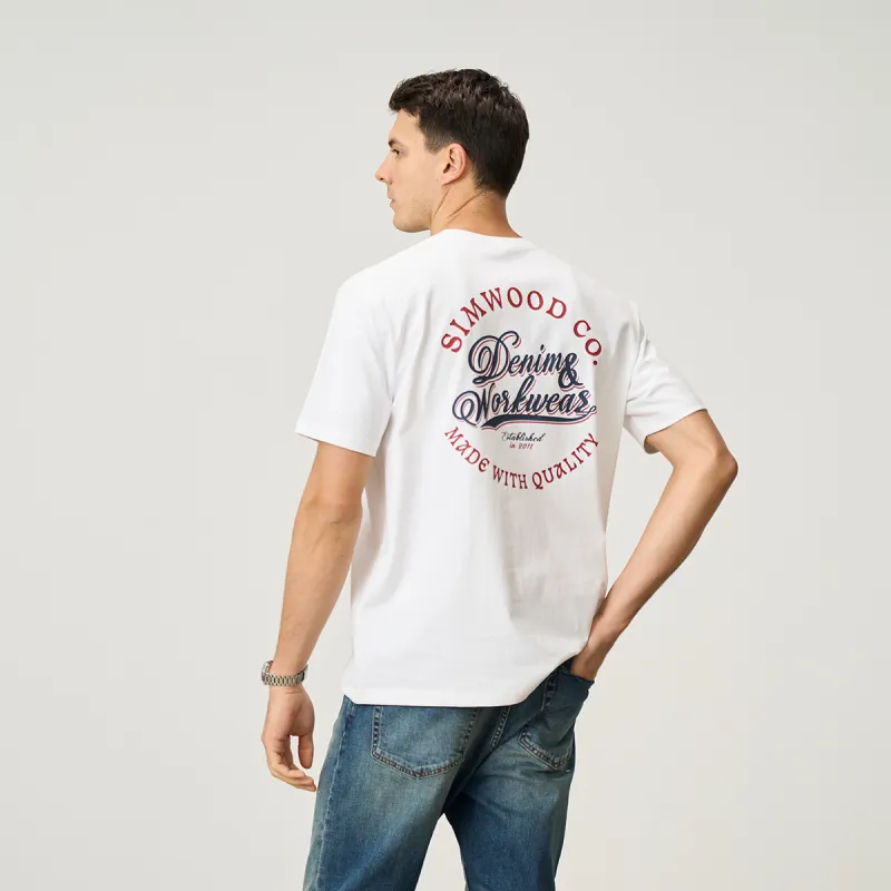 SIMWOOD T Shirts Men-8