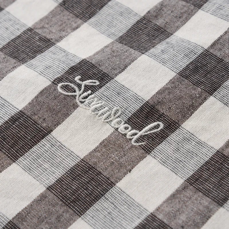 SIMWOOD Shirts Men Beige & Black Plaid-5