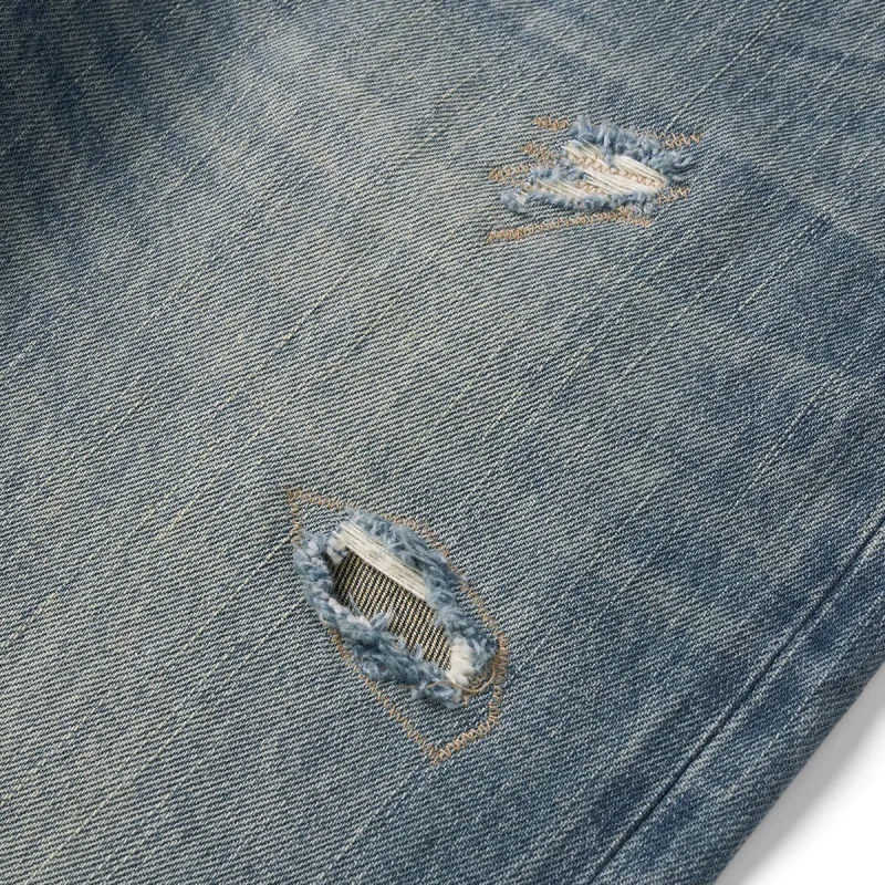 SIMWOOD Jeans Men's Washed Light Nostalgic Blue-4