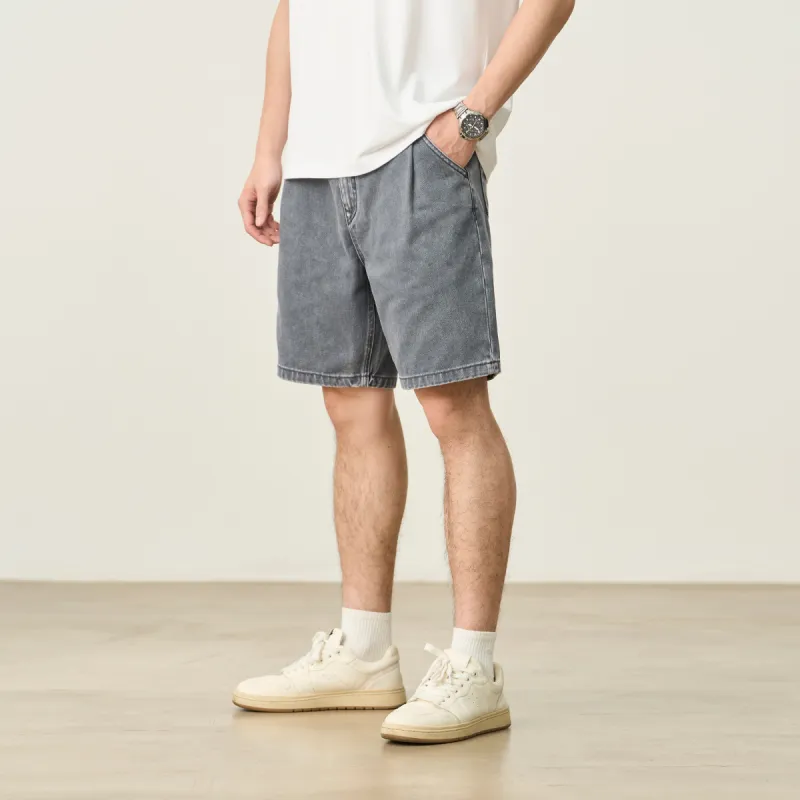 SIMWOOD Denim Shorts Men-8