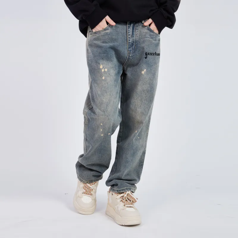 GXXX Jeans Unisex Blue-3
