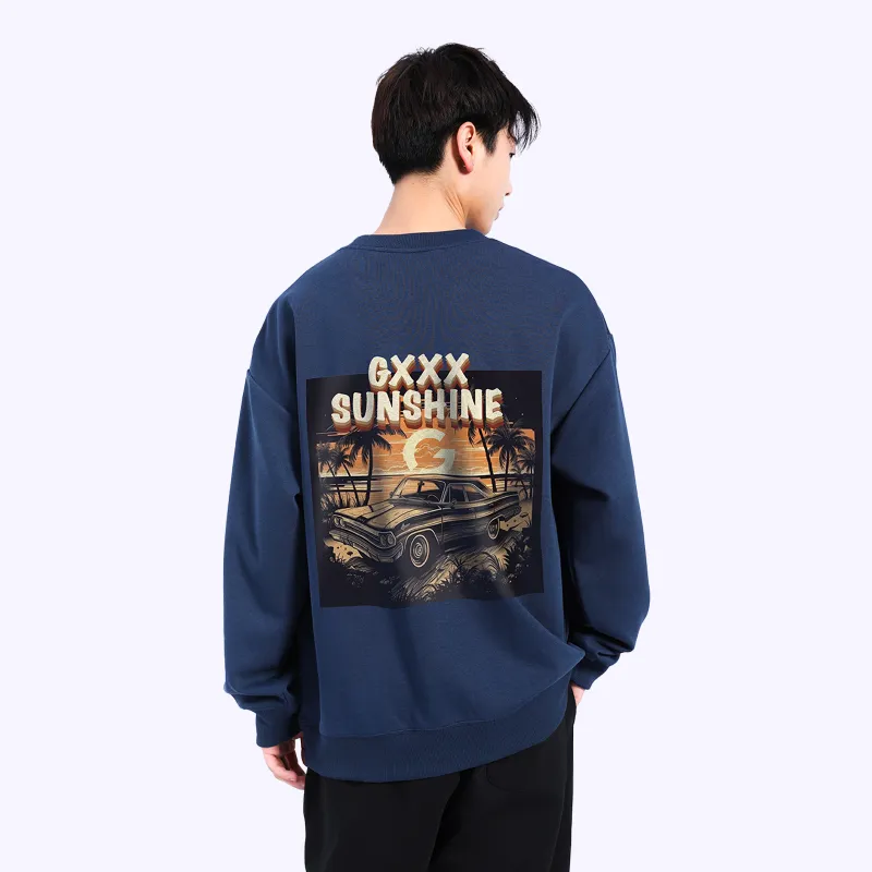 GXXX Pullover Crew Neck Sweatshirt Unisex-12