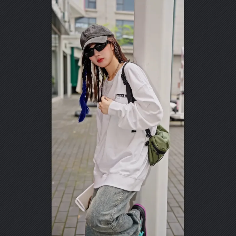 GXXX Crew Neck Pullover Sweatshirt Unisex-56