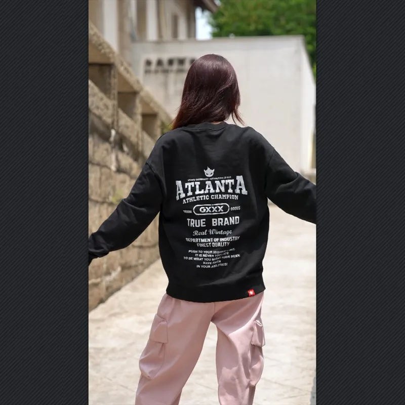 GXXX Crew Neck Pullover Sweatshirt Unisex-4
