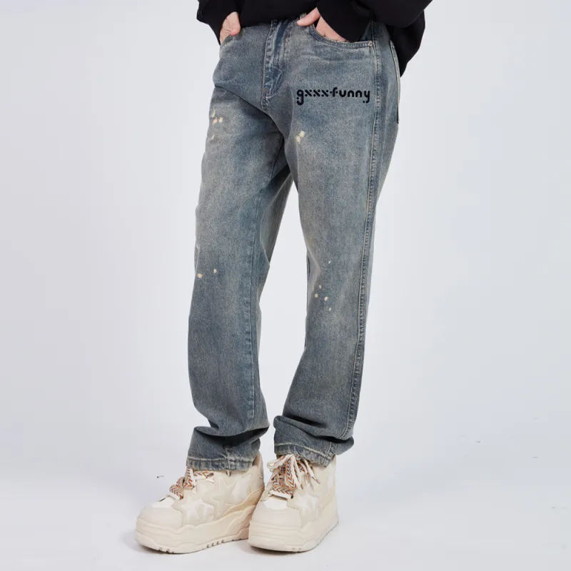 GXXX Jeans Unisex Blue-5