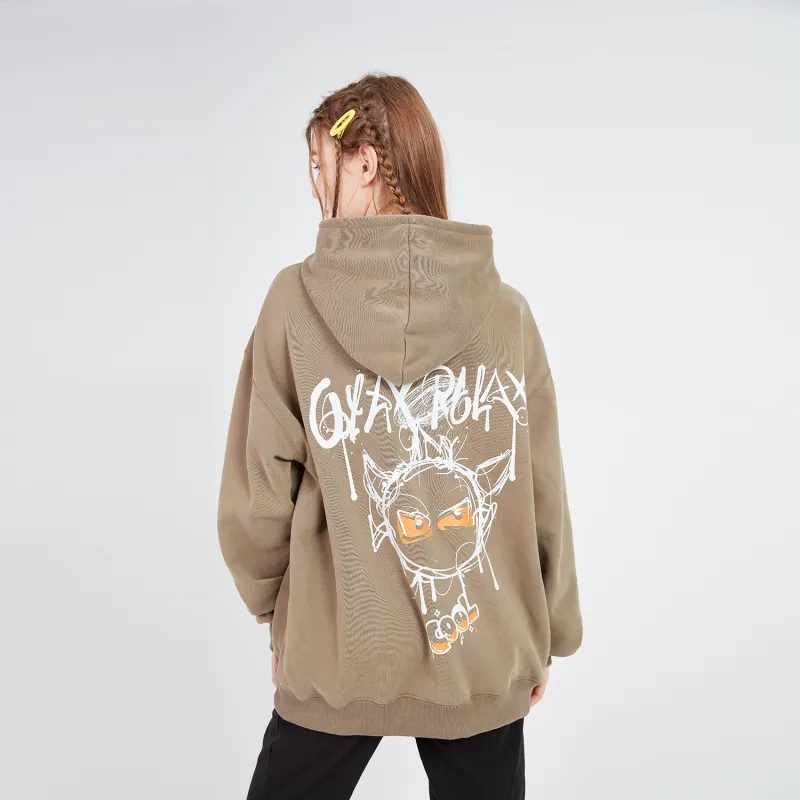 GXXX Demon Hooded Fall And Winter Sweatshirt Unisex-24
