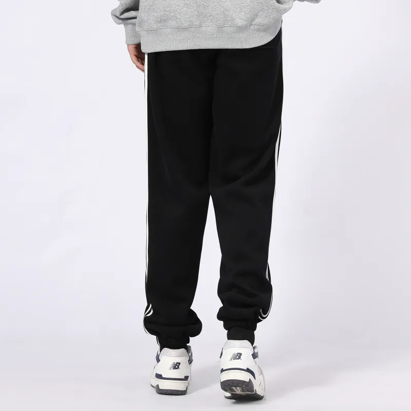 GXXX Knitted Fabric Glow In The Dark Casual Sweatpants Unisex Black-5