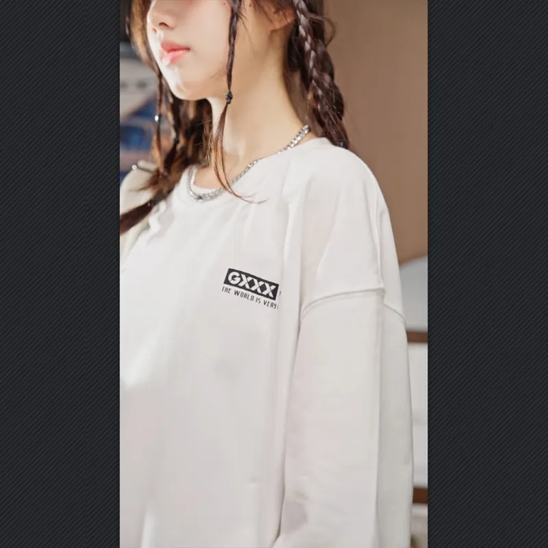 GXXX Crew Neck Pullover Sweatshirt Unisex-14