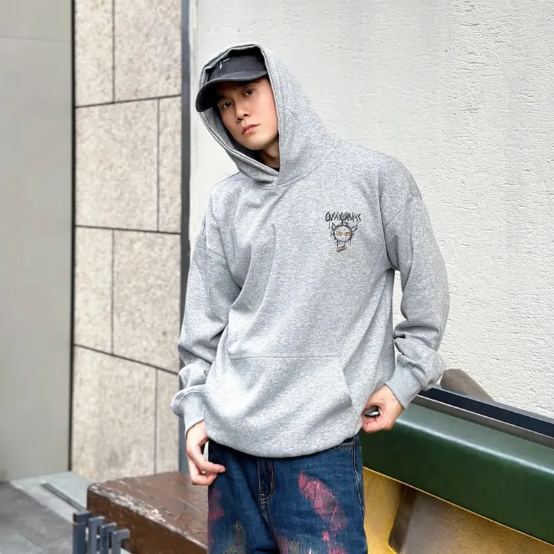 GXXX Demon Hooded Fall And Winter Sweatshirt Unisex-17