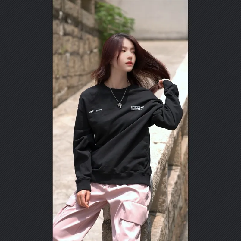 GXXX Crew Neck Pullover Sweatshirt Unisex-5