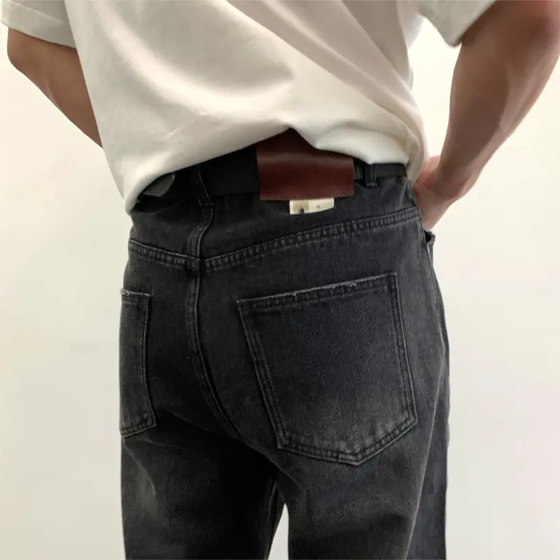 BASIC MATCH Denim Trousers Unisex Multicolor-12