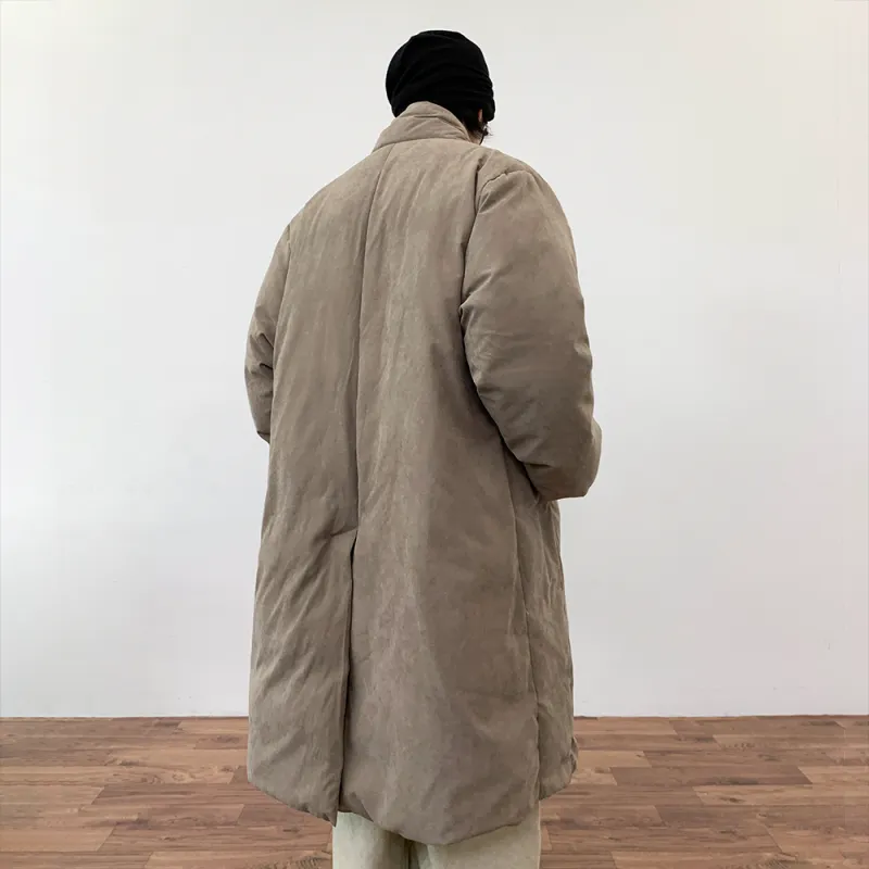 BASIC MATCH Down Jacket Unisex Khaki-3