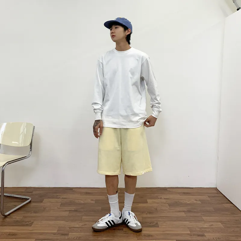 BASIC MATCH Casual Shorts Unisex Butter-4