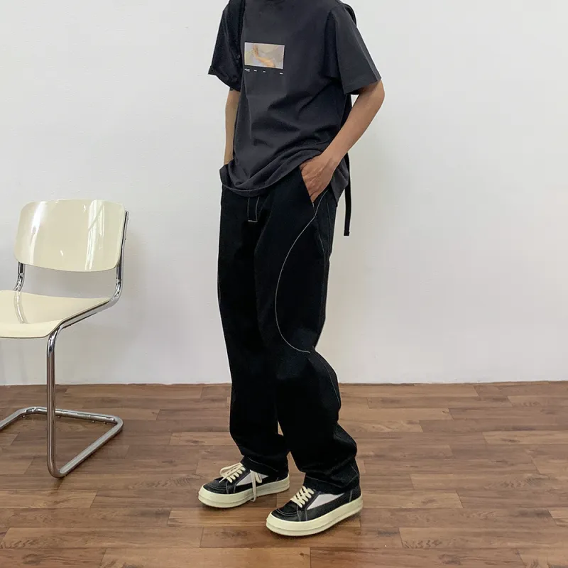 BASIC MATCH T-Shirts Men Dark Gray-2