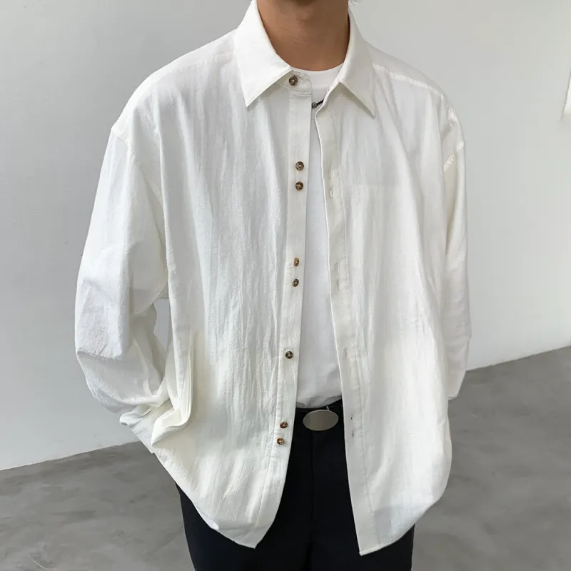 BASIC MATCH Shirts Unisex White-6