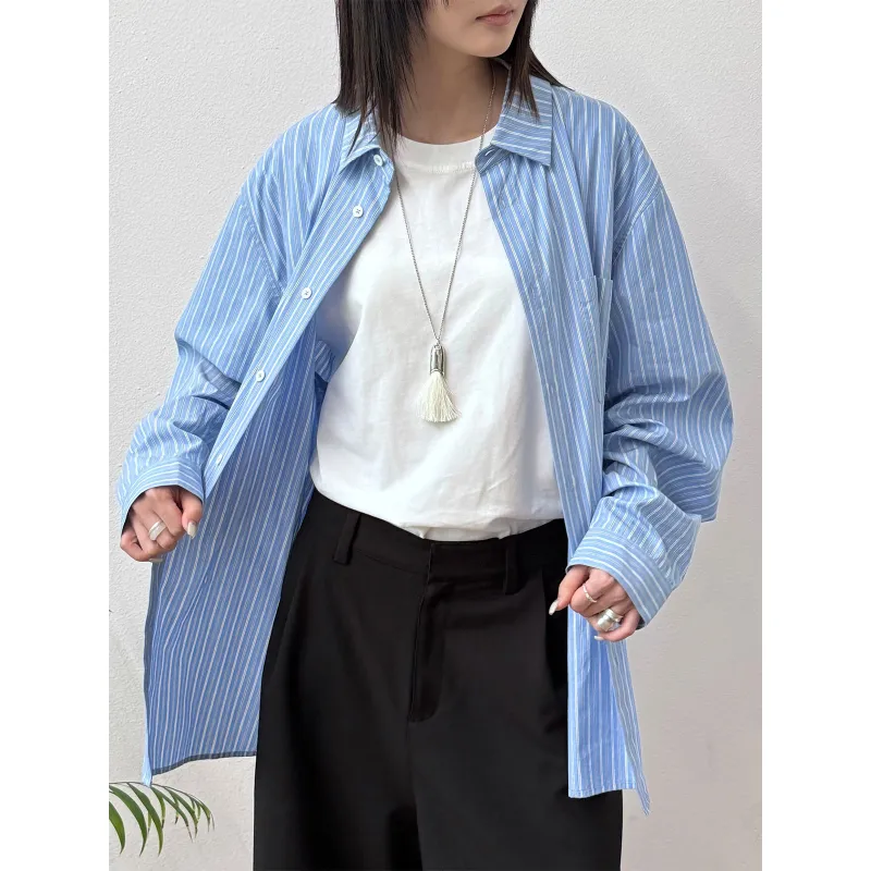 BASIC MATCH Shirts Men Blue-5
