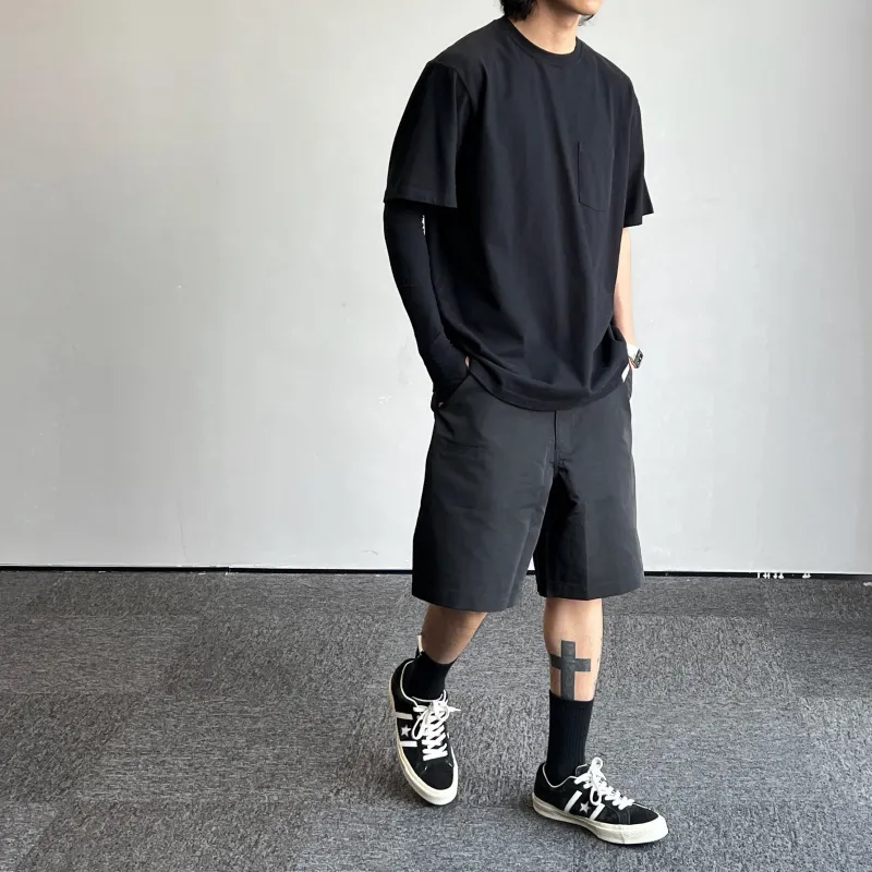 BASIC MATCH Cargo Shorts Men Black-3