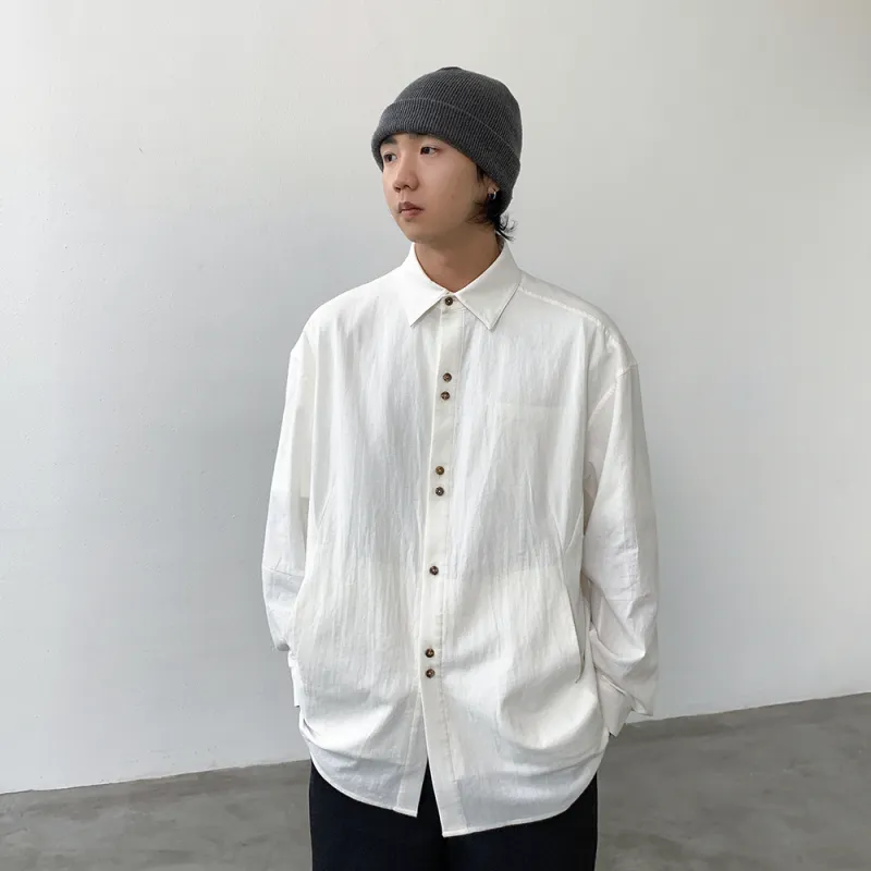 BASIC MATCH Shirts Unisex White-5