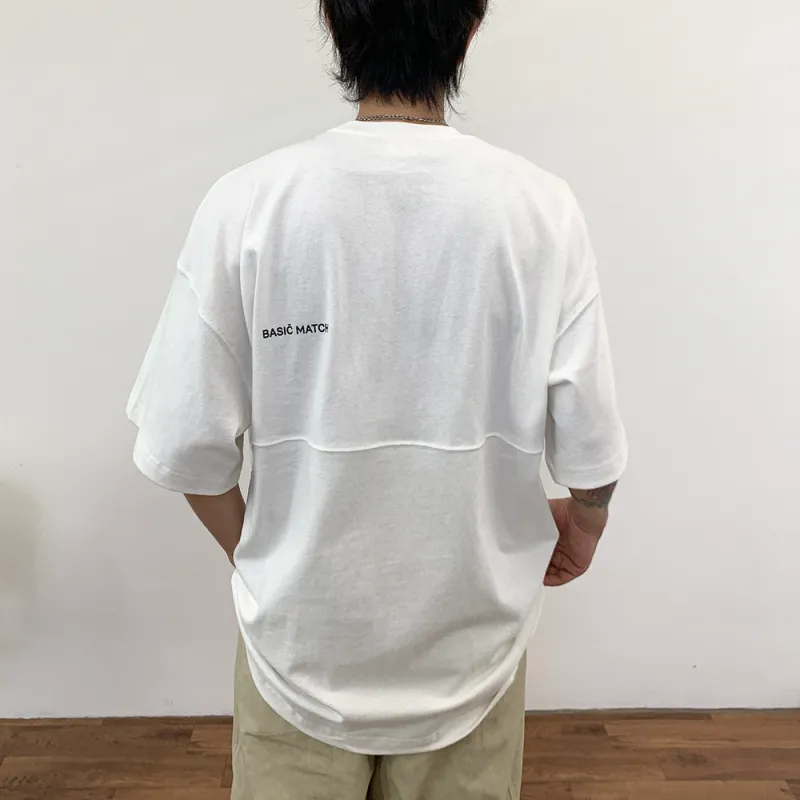 BASIC MATCH T-Shirts Unisex White-2