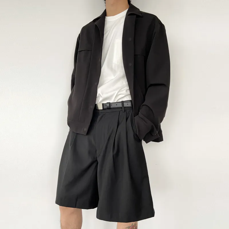 BASIC MATCH Casual Shorts Men Black-5