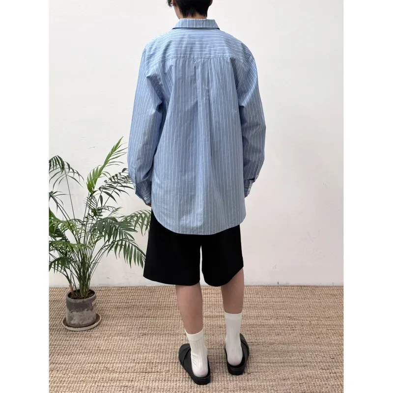 BASIC MATCH Shirts Men Blue-7