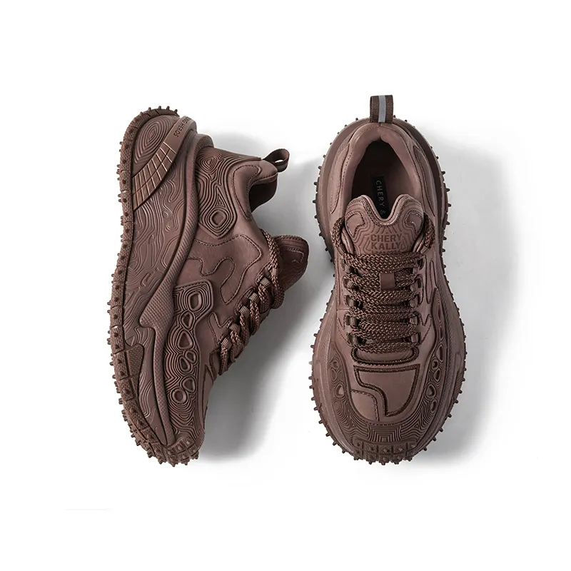 CHERYKALLY Cushioning Wear Resistant Low Top Chunky Sneakers Women's-11