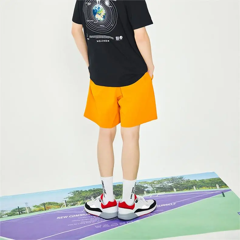 CORALIAN Casual Shorts Unisex Orange-3