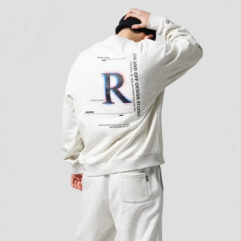 CORALIAN RUNOFF Sweatshirt Unisex Gray-3