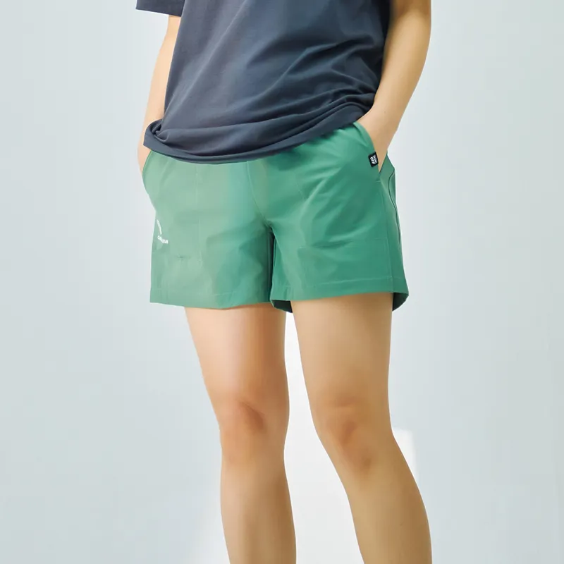 CORALIAN RUNOFF Collection Casual Shorts Unisex Green-2