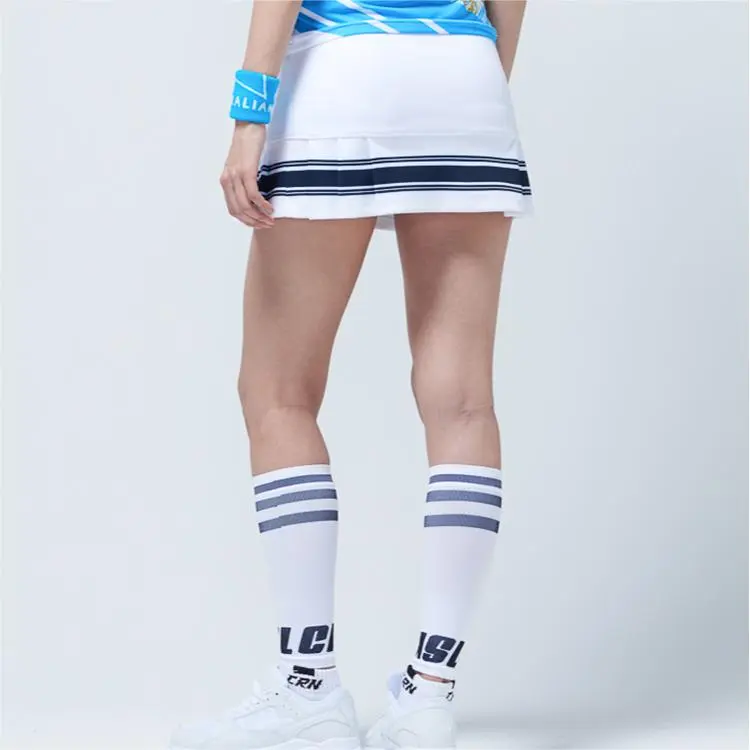 CORALIAN Casual Short Skirts Women's White-5